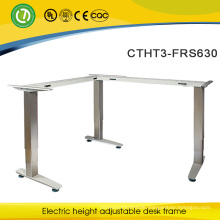 Keep slim office computer desk & L shape adjustable standing desk & electric lifting steel frame